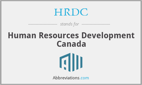 What does HRDC stand for?