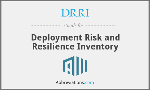 DRRI - Deployment Risk and Resilience Inventory