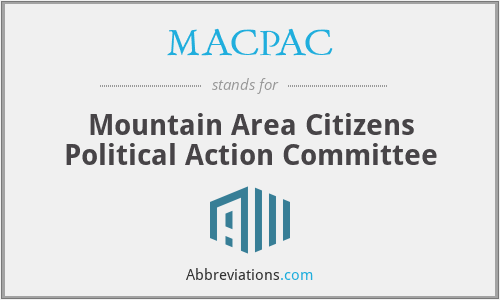What does MACPAC stand for?