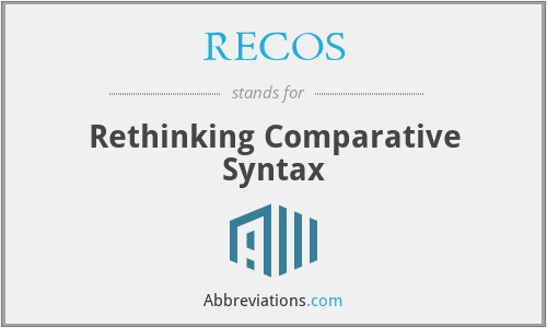 What does RECOS stand for?