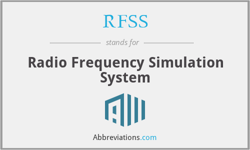 What does RFSS stand for?
