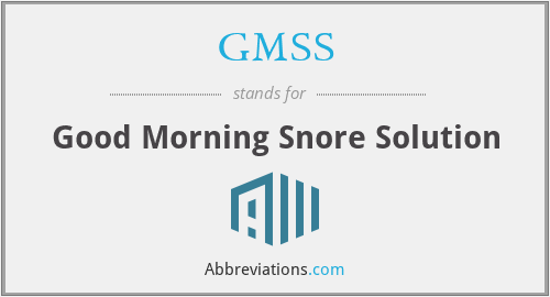 What does GMSS stand for?