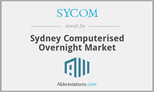 What does SYCOM stand for?