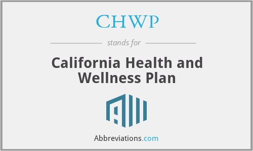 What does CHWP stand for?