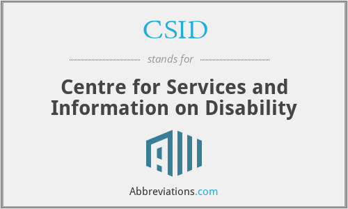 What does CSID stand for?