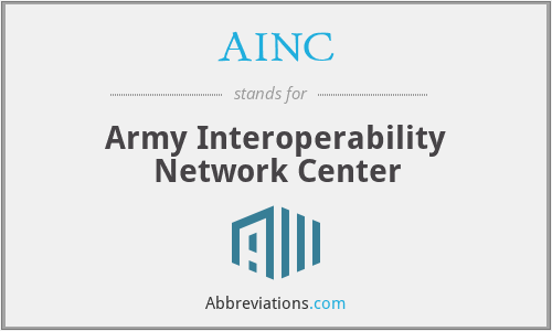 What does AINC stand for?