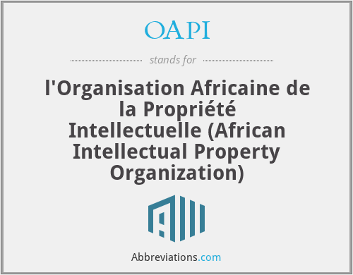 What does OAPI stand for?