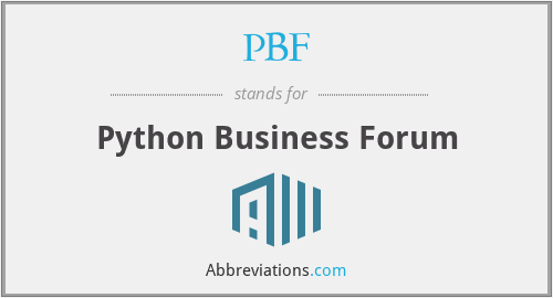 What Does PBF Stand For what-does-pbf-stand-for