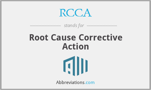 What does RCCA stand for?