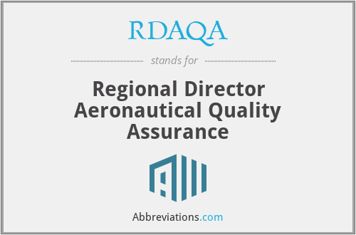 What does RDAQA stand for?