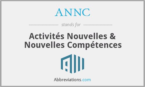 What does ANNC stand for?