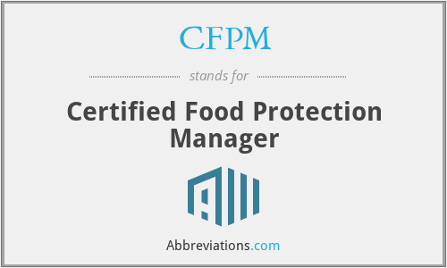 Cfpm Minnesota Example What does CFPM stand for?
