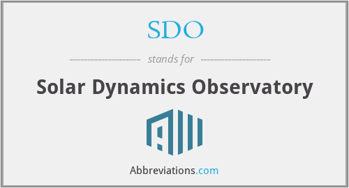 What does SDO stand for?