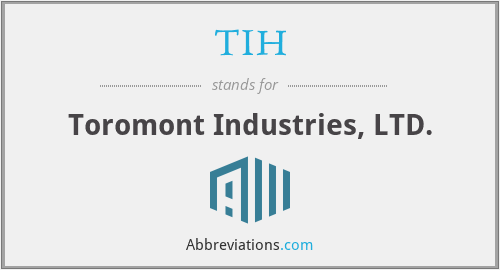 What does TIH stand for?