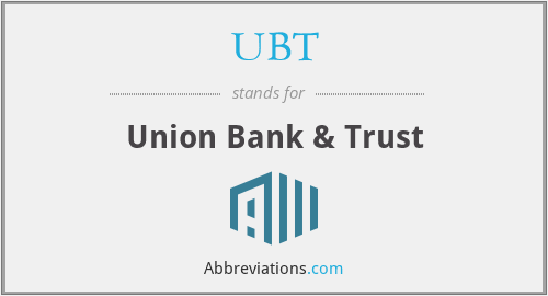 What does UBT stand for?