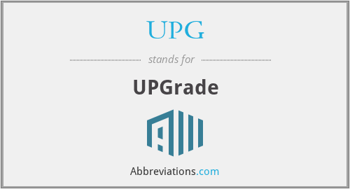 What is the abbreviation for upgrade?