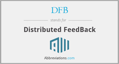 What does DFB stand for?