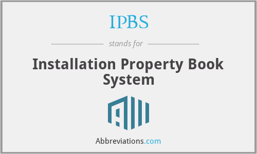 What is the abbreviation for installation property book system?