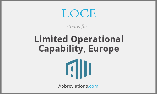What does LOCE stand for?