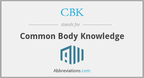 What Does CBK Stand For what-does-cbk-stand-for