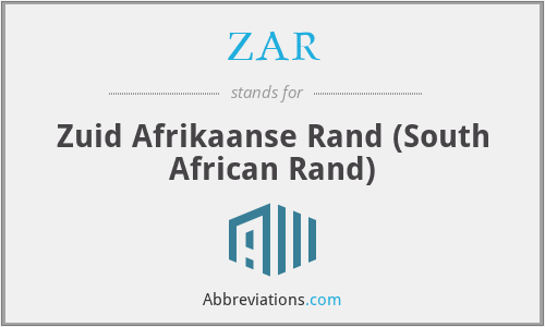 What Does ZAR Stand For what-does-zar-stand-for