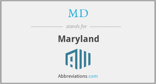 What is the abbreviation for Maryland?