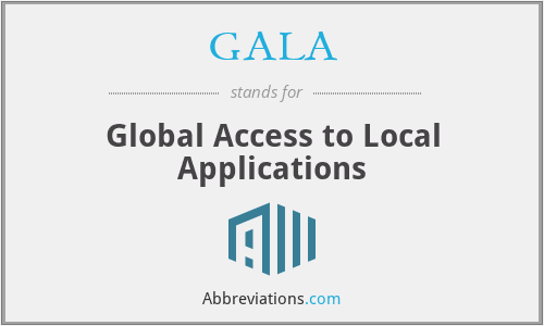 WHAT DOES GALA STAND FOR visual data 8