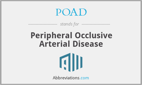 What does POAD stand for?