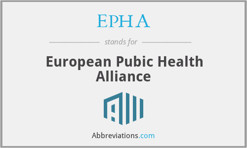 What does EPHA stand for?