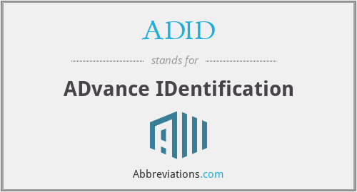 What does ADID stand for?