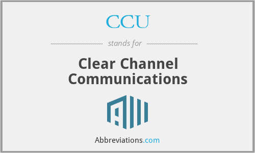 What Does CCU Stand For what-does-ccu-stand-for