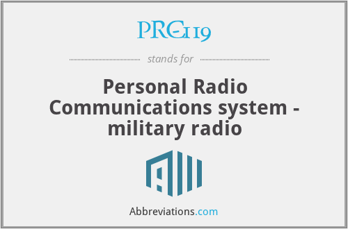 What does PRC-119 stand for?