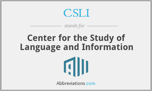What does CSLI stand for?