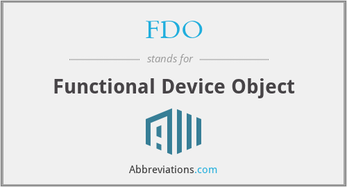 What does FDO stand for?