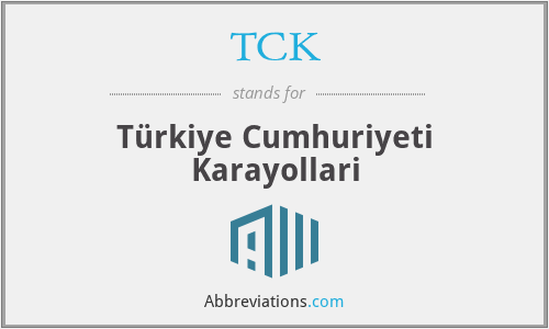 What does TCK stand for?