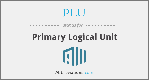 Isplu PLU - Primary Logical Unit