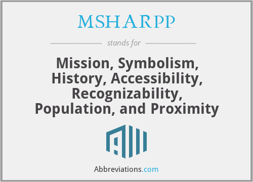 What does MSHARPP stand for?