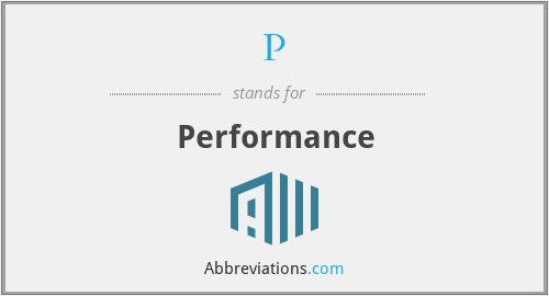 What is the abbreviation for performance?