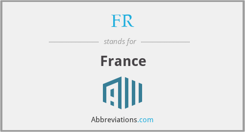 What does F R stand for?