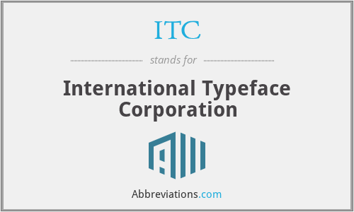 What Does ITC Stand For what-does-itc-stand-for