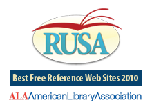 参考和用户服务协会-美国图书馆协会-最佳免费参考网站2010
