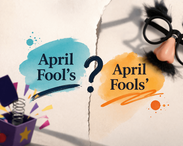 April Fool's or April Fools'?