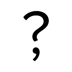 Question Comma Symbol